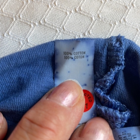 Aerie Blue Crop Mock Neck Long Sleeve - Picture 5 of 5